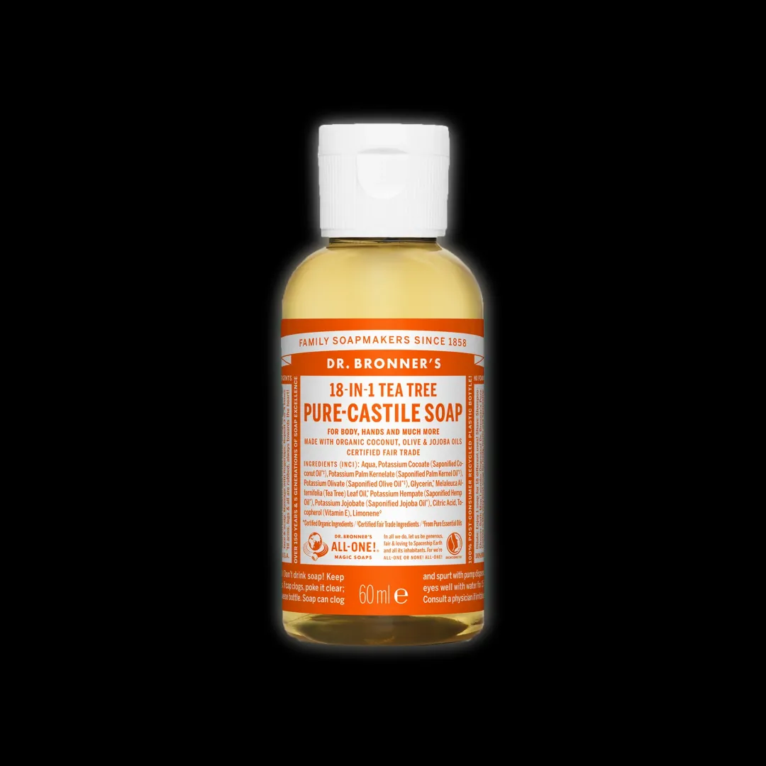 Geles De Ducha<Dr Bronner's Pure Castile Liquid Soap - 60ml