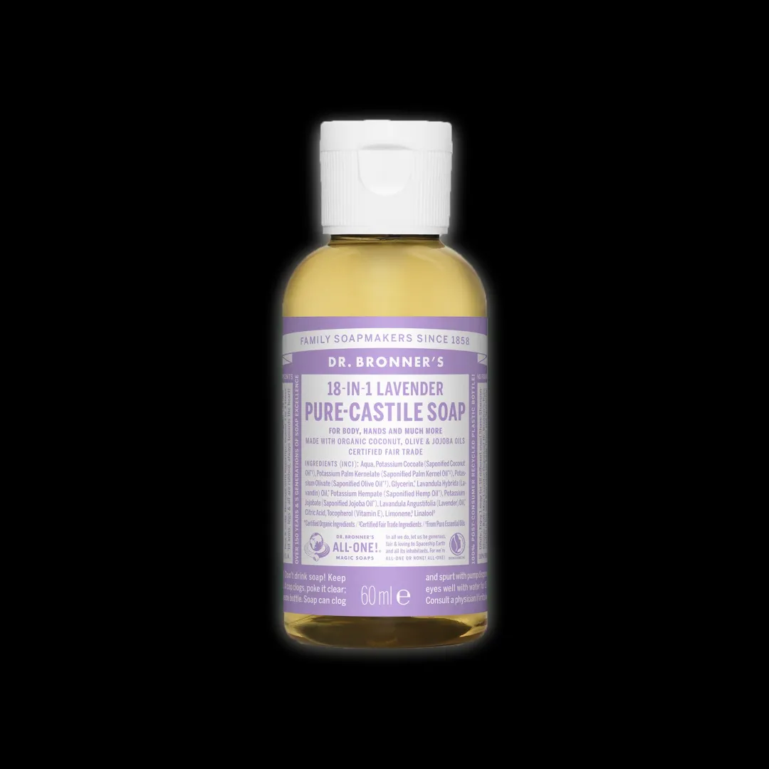 Geles De Ducha<Dr Bronner's Pure Castile Liquid Soap - 60ml