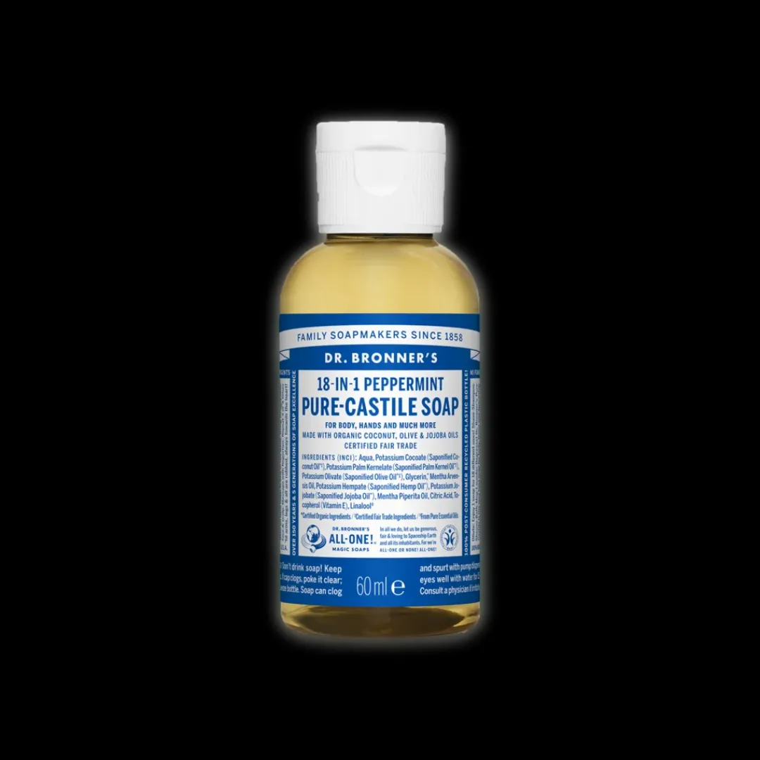 Geles De Ducha<Dr Bronner's Pure Castile Liquid Soap - 60ml